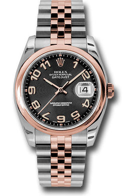 Rolex Steel and Rose Gold Datejust-36mm #116201
