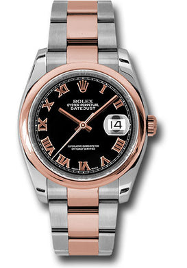 Rolex Steel and Rose Gold Datejust-36mm #116201