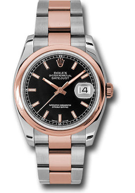 Rolex Steel and Rose Gold Datejust-36mm #116201