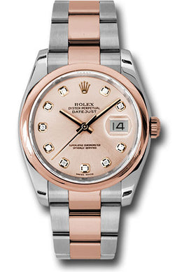 Rolex Steel and Rose Gold Datejust-36mm #116201