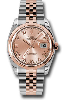 Rolex Steel and Rose Gold Datejust-36mm #116201