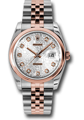 Rolex Steel and Rose Gold Datejust-36mm #116201