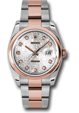 Rolex Steel and Rose Gold Datejust-36mm #116201