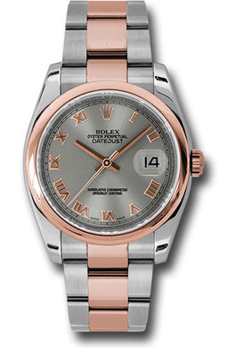 Rolex Steel and Rose Gold Datejust-36mm #116201