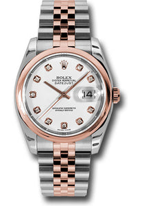 Rolex Steel and Rose Gold Datejust-36mm #116201