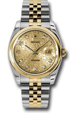 Rolex Steel and Yellow Gold Datejust-36mm #116203