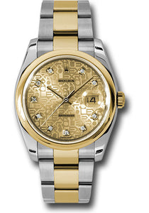 Rolex Steel and Yellow Gold Datejust-36mm #116203