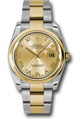 Rolex Steel and Yellow Gold Datejust-36mm #116203