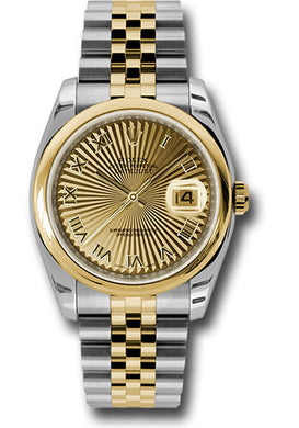 Rolex Steel and Yellow Gold Datejust-36mm #116203