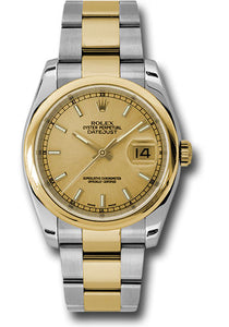 Rolex Steel and Yellow Gold Datejust-36mm #116203