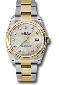 Rolex Steel and Yellow Gold Datejust-36mm #116203