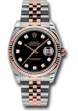 Rolex Steel and Rose Gold Datejust-36mm #116231