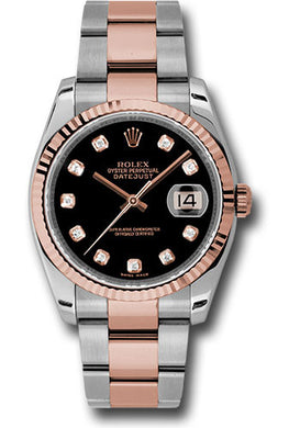 Rolex Steel and Rose Gold Datejust-36mm #116231