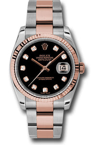 Rolex Steel and Rose Gold Datejust-36mm #116231