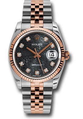 Rolex Steel and Rose Gold Datejust-36mm #116231