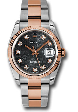 Rolex Steel and Rose Gold Datejust-36mm #116231