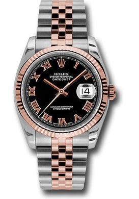 Rolex Steel and Rose Gold Datejust-36mm #116231