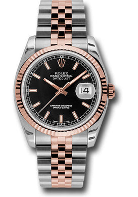 Rolex Steel and Rose Gold Datejust-36mm #116231