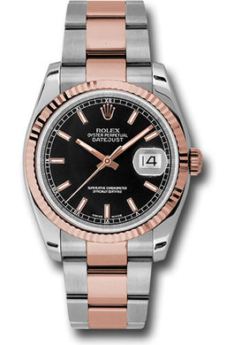 Rolex Steel and Rose Gold Datejust-36mm #116231