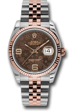 Rolex Steel and Rose Gold Datejust-36mm #116231