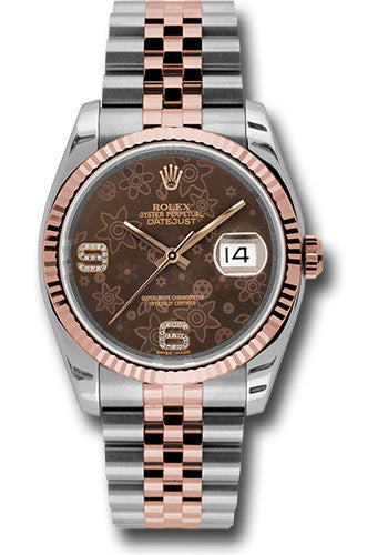 Rolex Steel and Rose Gold Datejust 36mm 116231 Rocks On Clocks