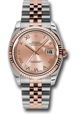 Rolex Steel and Rose Gold Datejust-36mm #116231