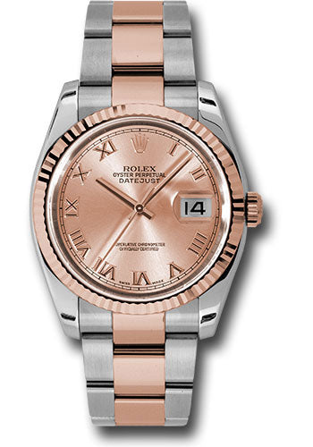 Rolex Steel and Rose Gold Datejust-36mm #116231