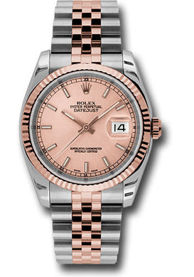 Rolex Steel and Rose Gold Datejust-36mm #116231