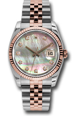 Rolex Steel and Rose Gold Datejust-36mm #116231