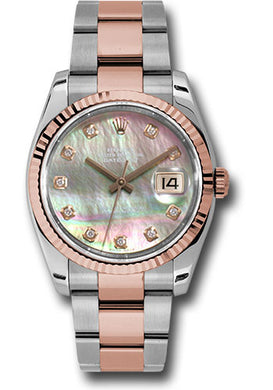Rolex Steel and Rose Gold Datejust-36mm #116231