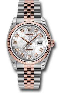 Rolex Steel and Rose Gold Datejust-36mm #116231
