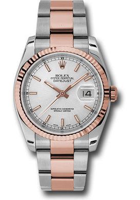Rolex Steel and Rose Gold Datejust-36mm #116231