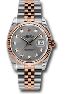 Rolex Steel and Rose Gold Datejust-36mm #116231