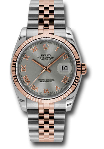 Rolex Steel and Rose Gold Datejust-36mm #116231