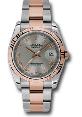Rolex Steel and Rose Gold Datejust-36mm #116231
