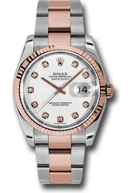 Rolex Steel and Rose Gold Datejust-36mm #116231