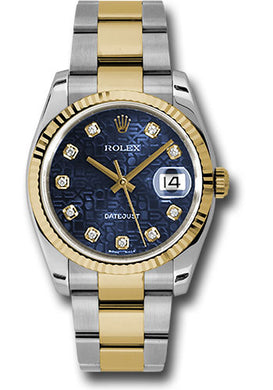 Rolex Steel and Yellow Gold Datejust-36mm #116233
