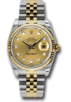 Rolex Steel and Yellow Gold Datejust-36mm #116233
