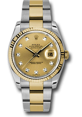 Rolex Steel and Yellow Gold Datejust-36mm #116233
