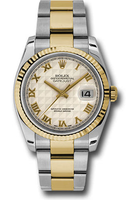 Rolex Steel and Yellow Gold Datejust-36mm #116233