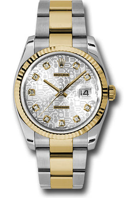 Rolex Steel and Yellow Gold Datejust-36mm #116233