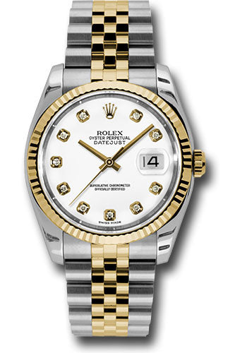 Rolex Steel and Yellow Gold Datejust-36mm #116233