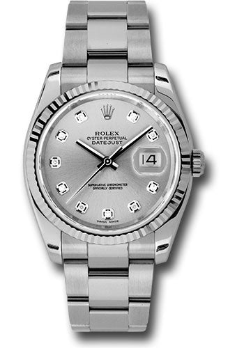 Rolex Steel and White Gold Datejust -36mm #116234