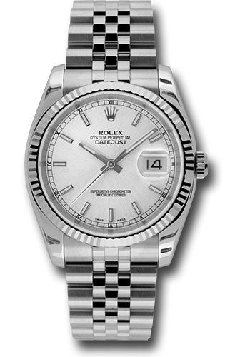 Rolex Steel and White Gold Datejust -36mm #116234