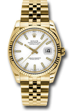Rolex 18k YG Datejust -36mm #116238
