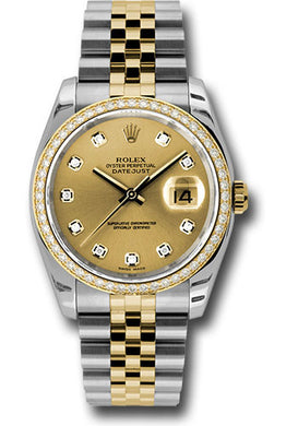 Rolex Steel and 18k YG Datejust- 36mm #116243
