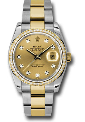 Rolex Steel and 18k YG Datejust- 36mm #116243
