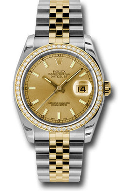 Rolex Steel and 18k YG Datejust- 36mm #116243