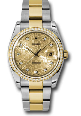 Rolex Steel and 18k YG Datejust- 36mm #116243