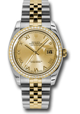 Rolex Steel and 18k YG Datejust- 36mm #116243